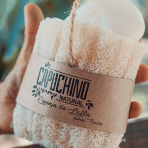 Esponja Biodegradable Jabón de Baño